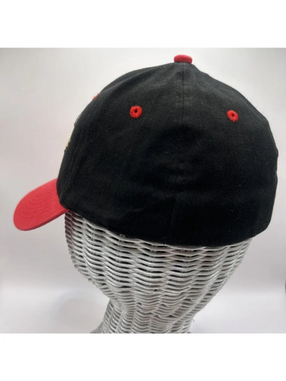 Powell Peralta Winged Ripper Red Black Skateboarding Hat Skeleton Vintage Skate